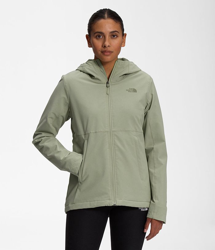 Chaqueta Softshell The North Face Mujer Verde Shelbe Raschel Sudadera Con Capucha 72568KERM